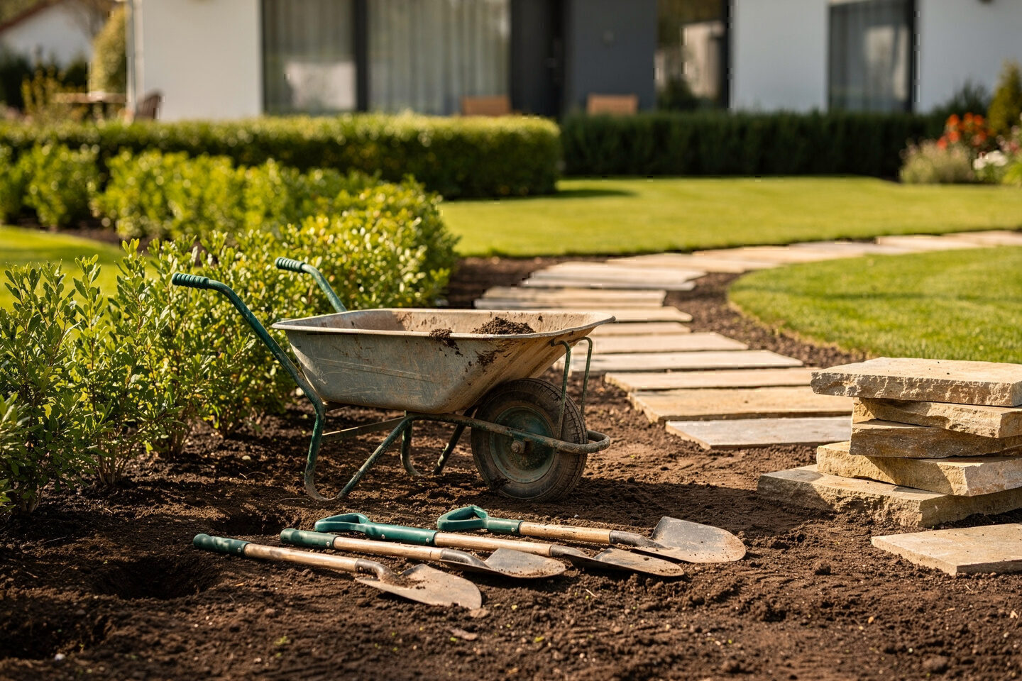 Gartenbau Bergisch Gladbach - Galabau De Wit: kompetenter Zaunbau