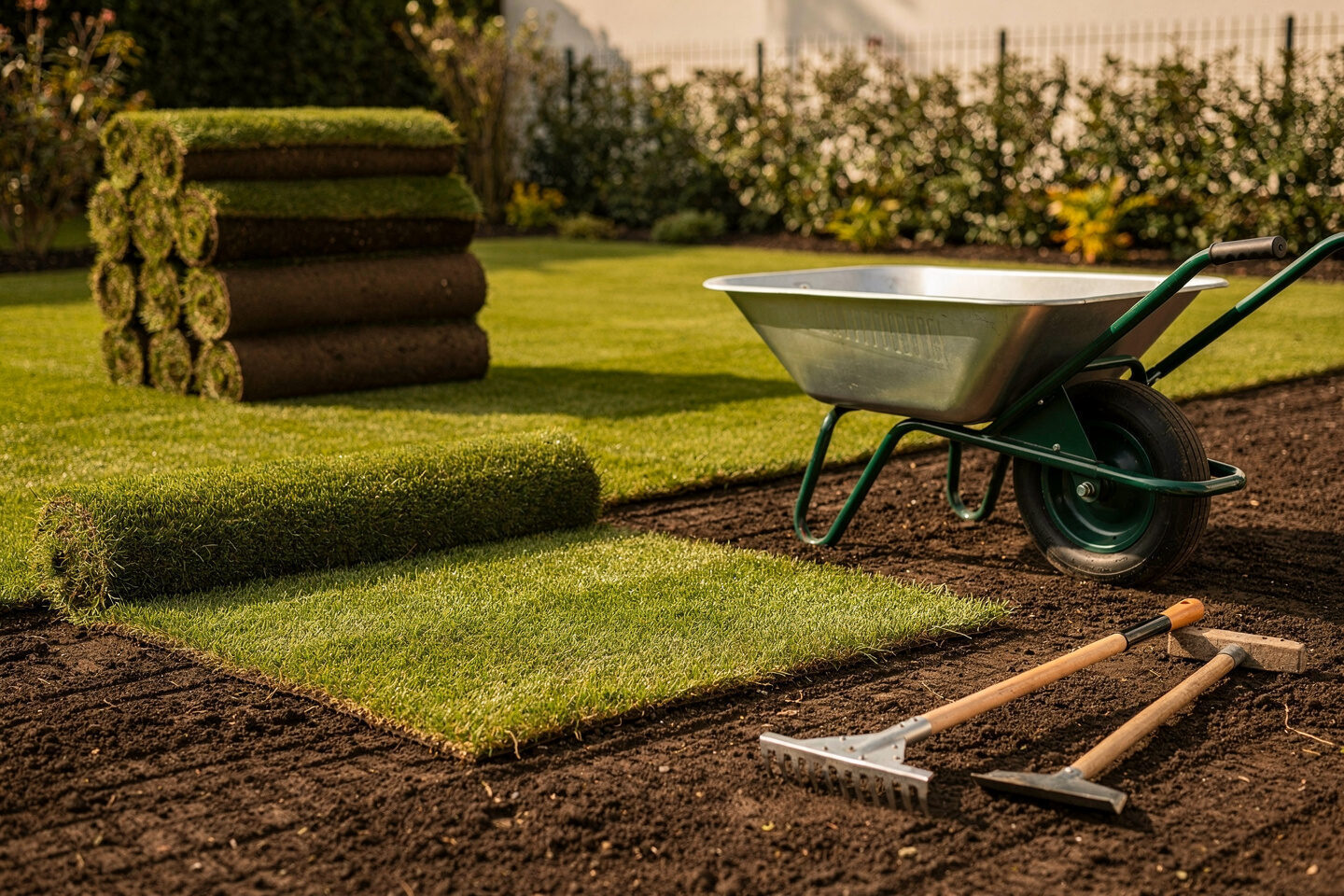 Startseite – Gartenbau & Gartengestaltung, Gartenpflege, Rollrasen Verlegen – Galabau De Wit