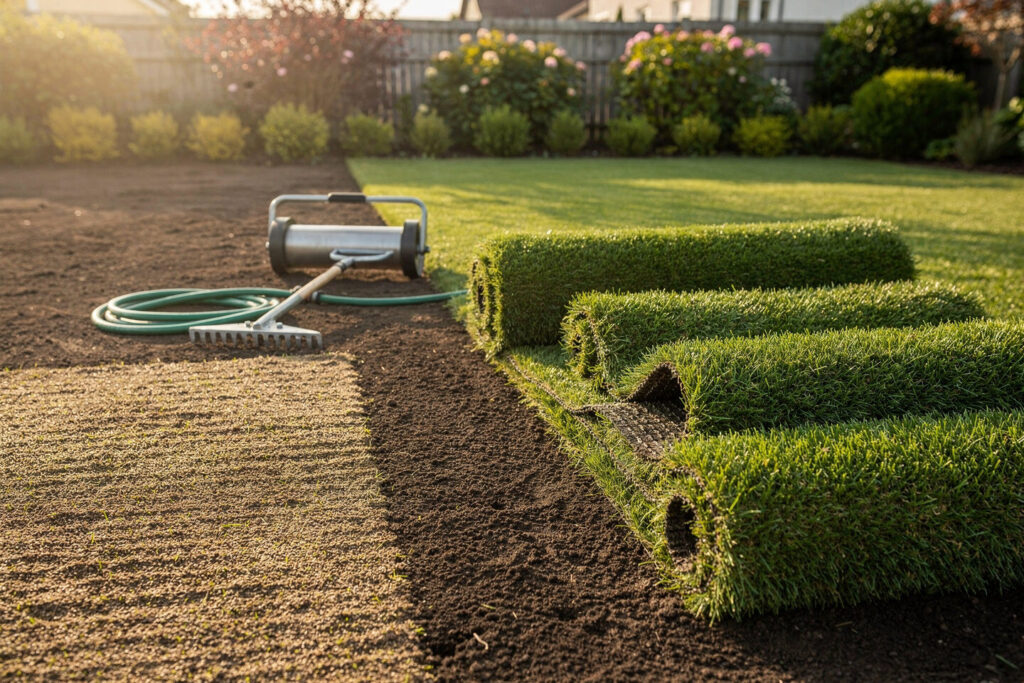 Rollrasen oder Rasensaat – was passt zu Ihrem Garten? – Galabau De Wit