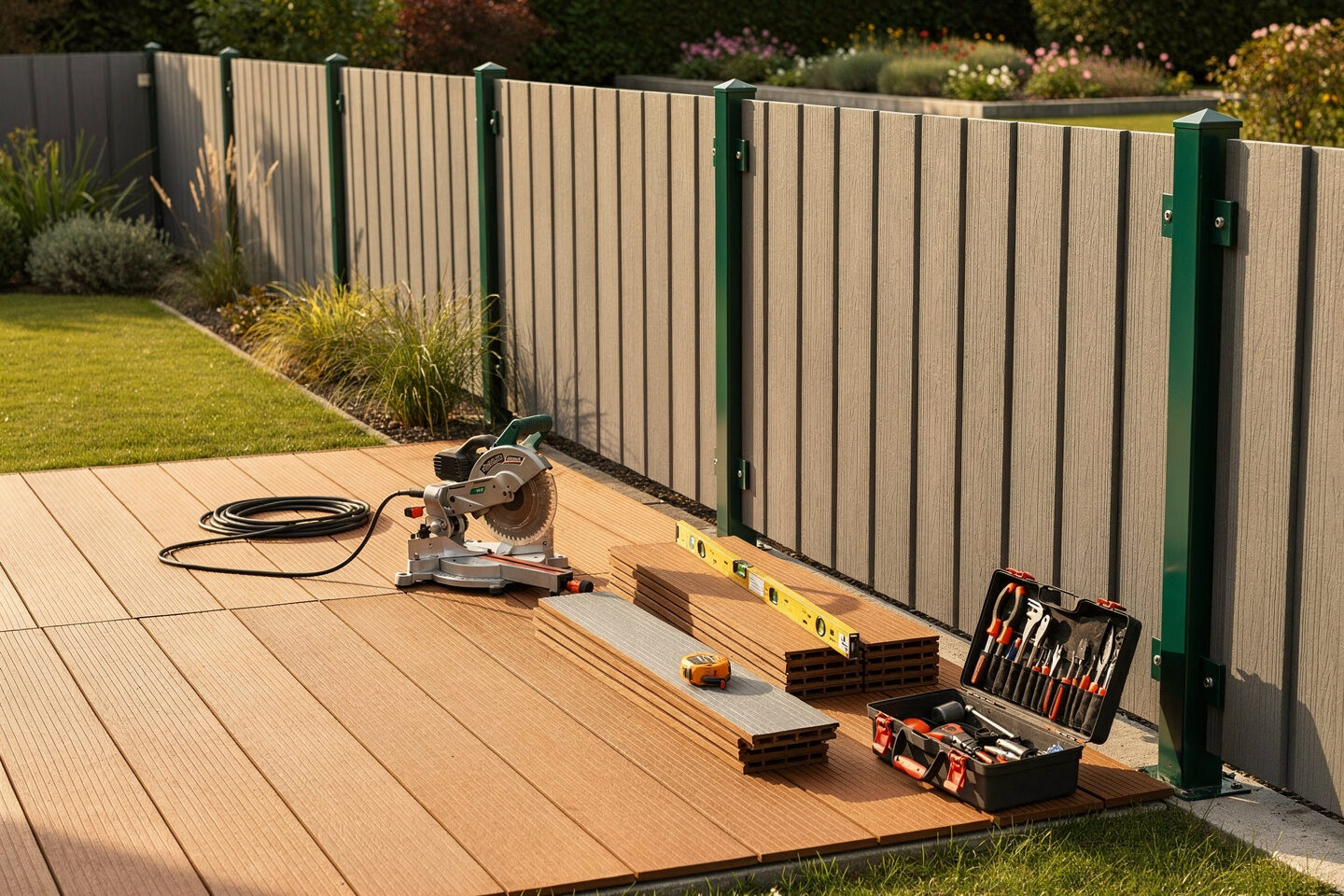 WPC Zaunbau & Terrassenbau – Galabau De Wit