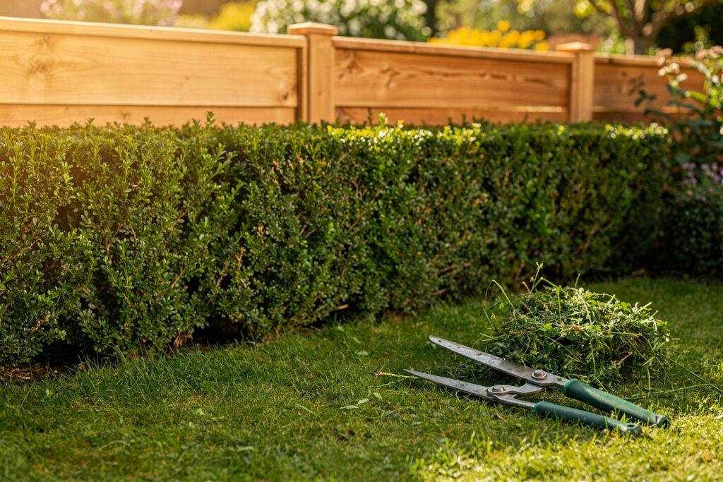 Zaun, Heckenschnitt und Gartenpflege – alles rund um die Gartengrenze – Galabau De Wit