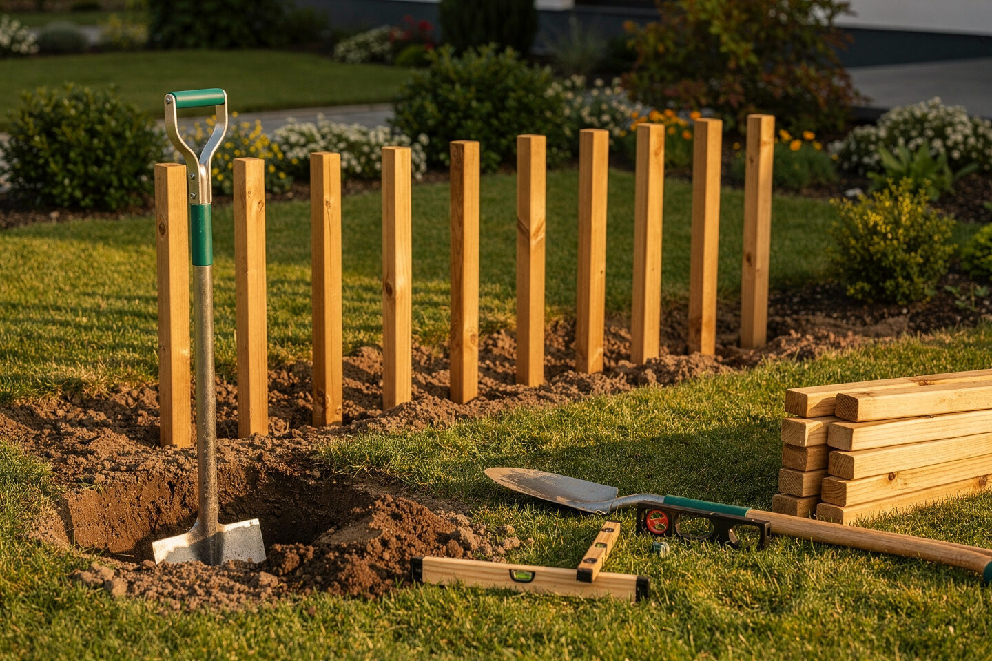 Zaunbau – Gartenbau & Gartengestaltung, Gartenpflege, Rollrasen Verlegen – Galabau De Wit
