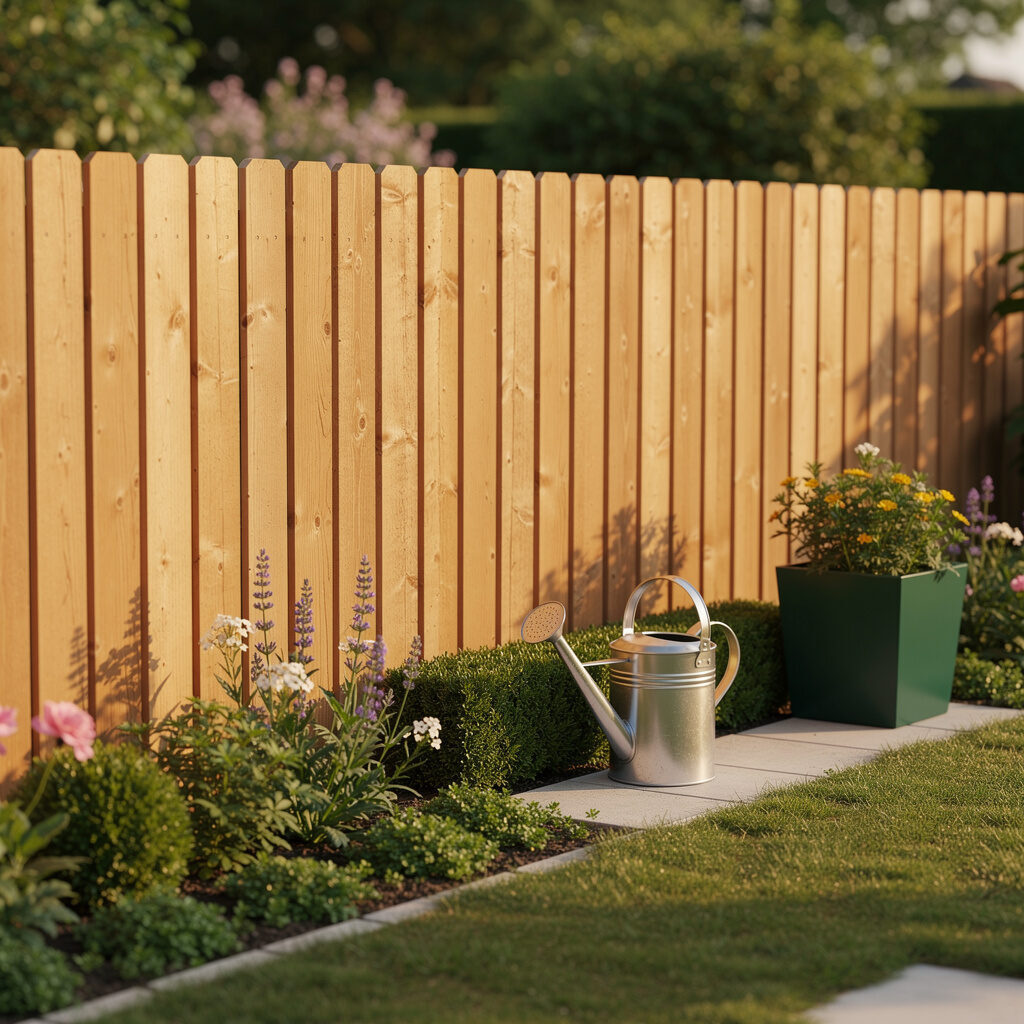 Zaunbau und Gartenpflege – klare Linien, gepflegte Pflanzen – Galabau De Wit
