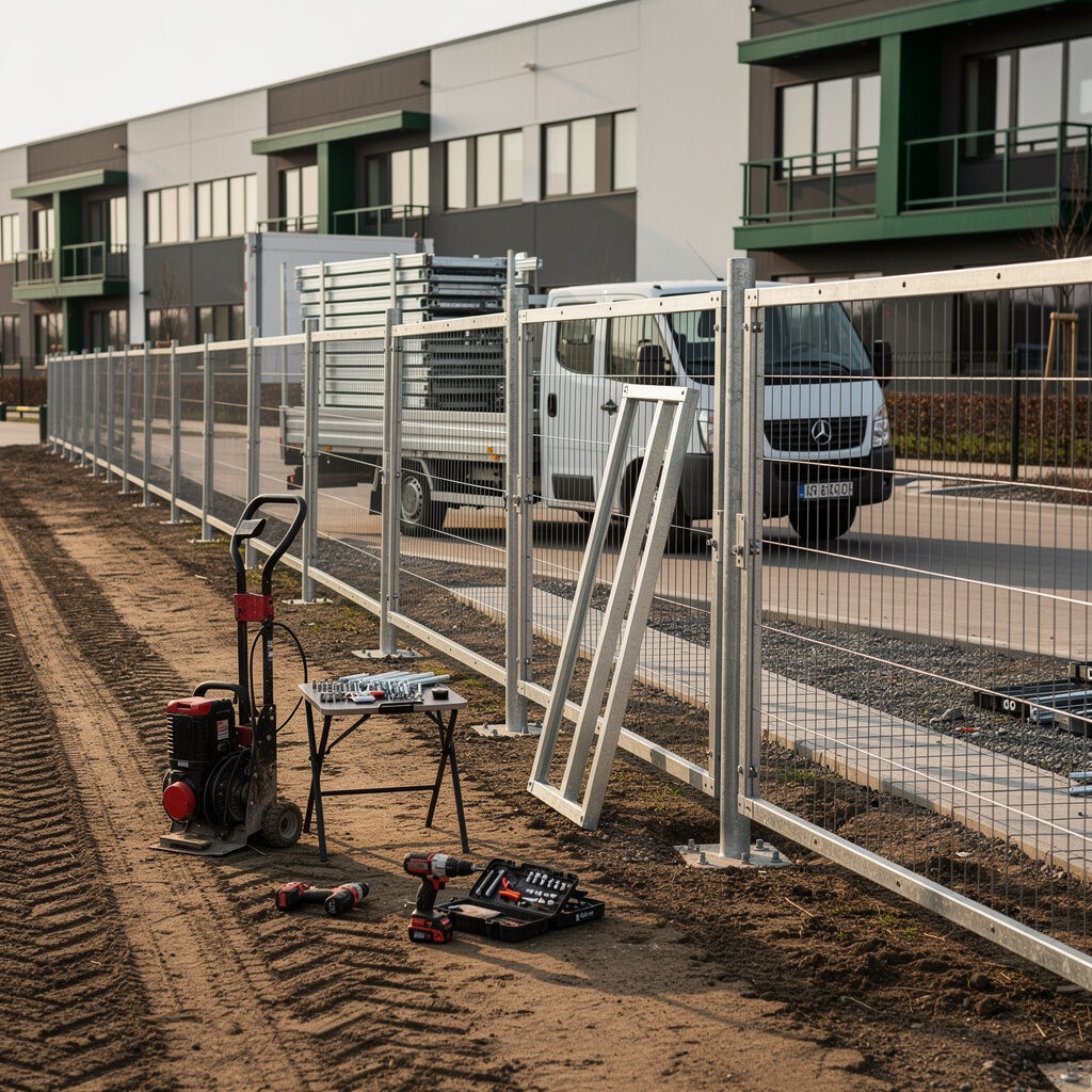 Zaunbau für Gewerbe, Kommunen und größere Projekte – Galabau De Wit